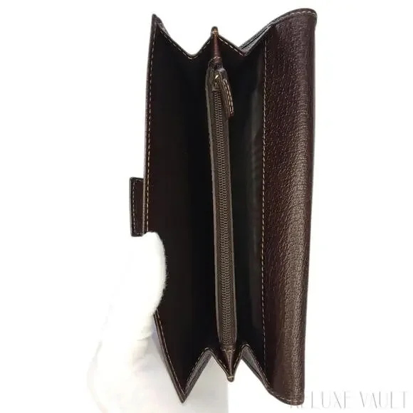 Abbey GG Canvas Continental Wallet - Picture 2 of 15